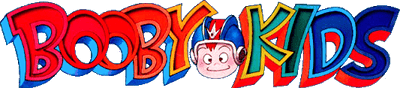 Booby Kids logo for Famicom